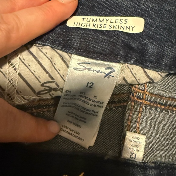 Seven7 Boyfriend Blue Jeans Relaxed Fit - Picture 6 of 6